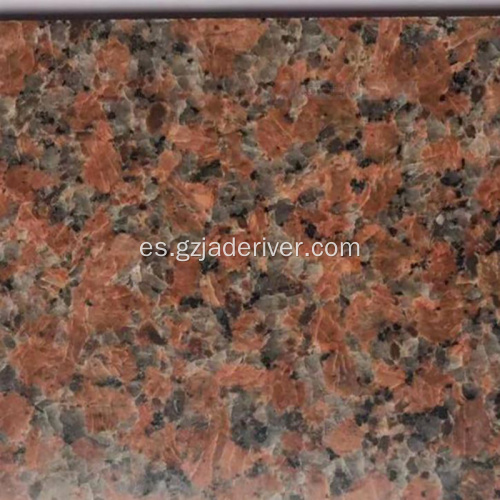 Losas de granito multicolor Azulejos rojos